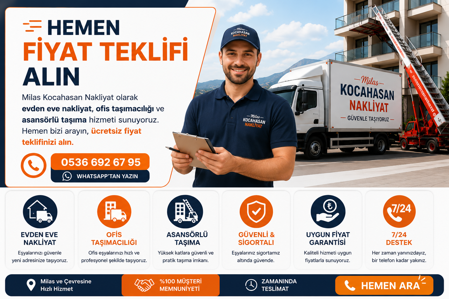 Milas Kocahasan Nakliyat – Evden eve nakliyat, ofis taşımacılığı, asansörlü taşıma ve ücretsiz fiyat teklifi.