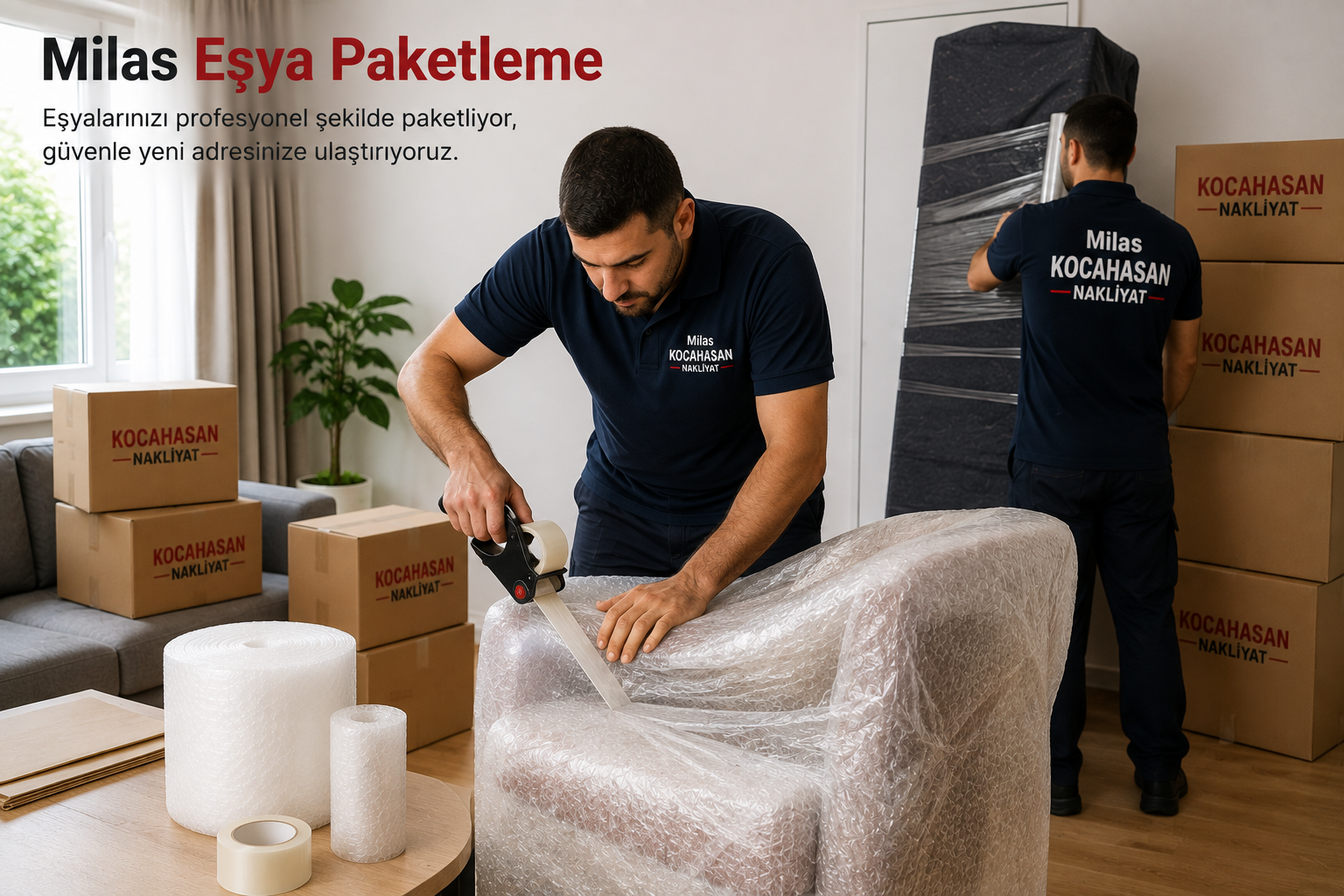 Milas Eşya Paketleme hizmeti - Milas Kocahasan Nakliyat